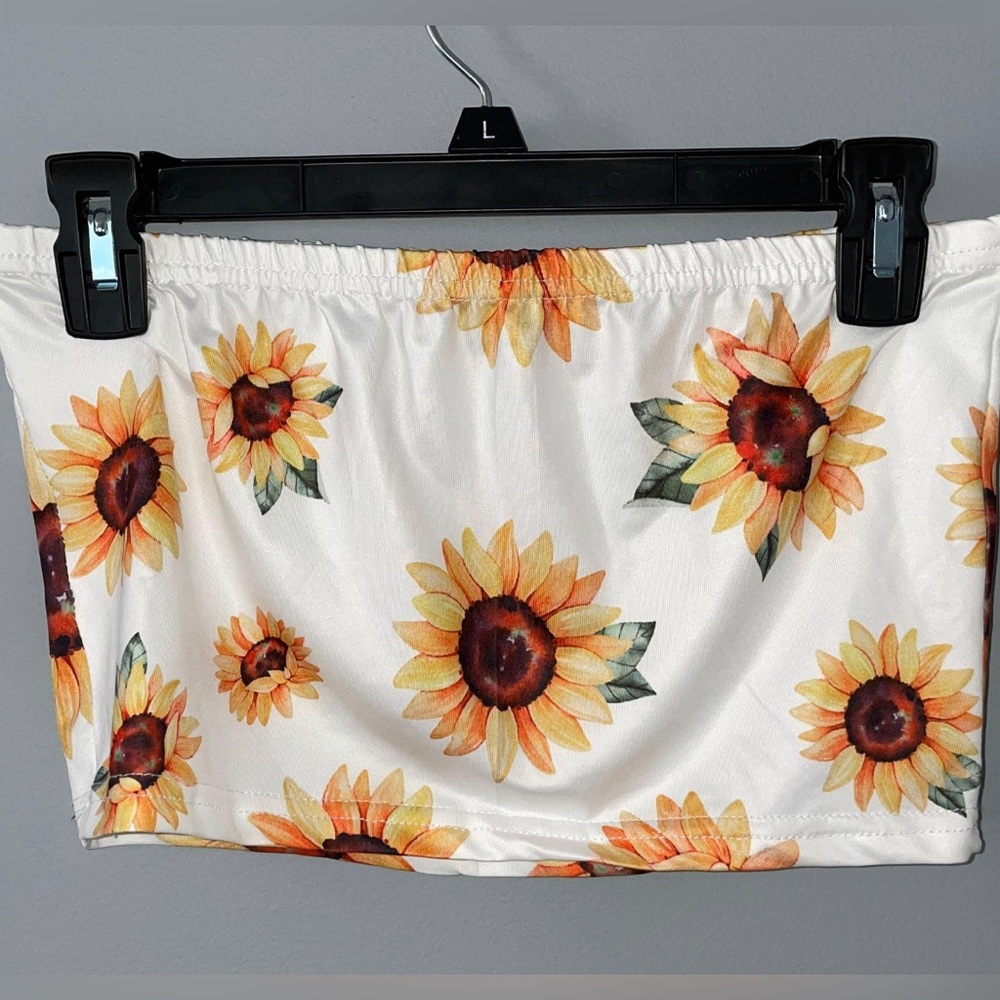 Sunflower Tube Top